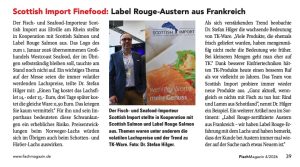 Interview im Fischmagazin - Ausgabe 4/2026